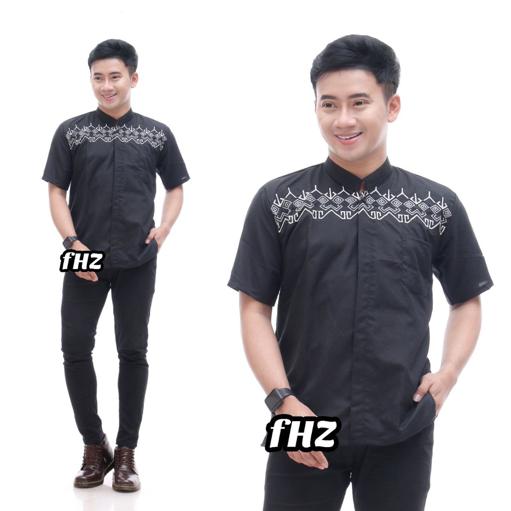 TERLARIS!! KOKO KURTA PAKISTAN LENGAN PENDEK BAHAN OXFORD TEBAL HALUS MURAH