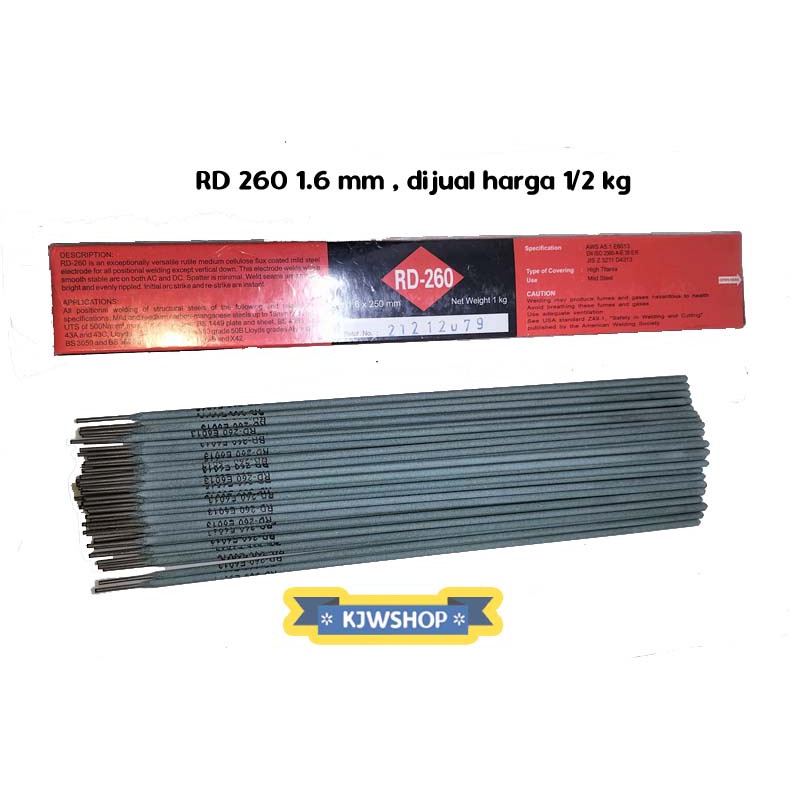 Kawat Las Besi 1.6mm Kawat Las Besi 1,6mm Kawat Las Besi RD260 1.6mm Nikko Steel RD260 1.6 mm GROSIR