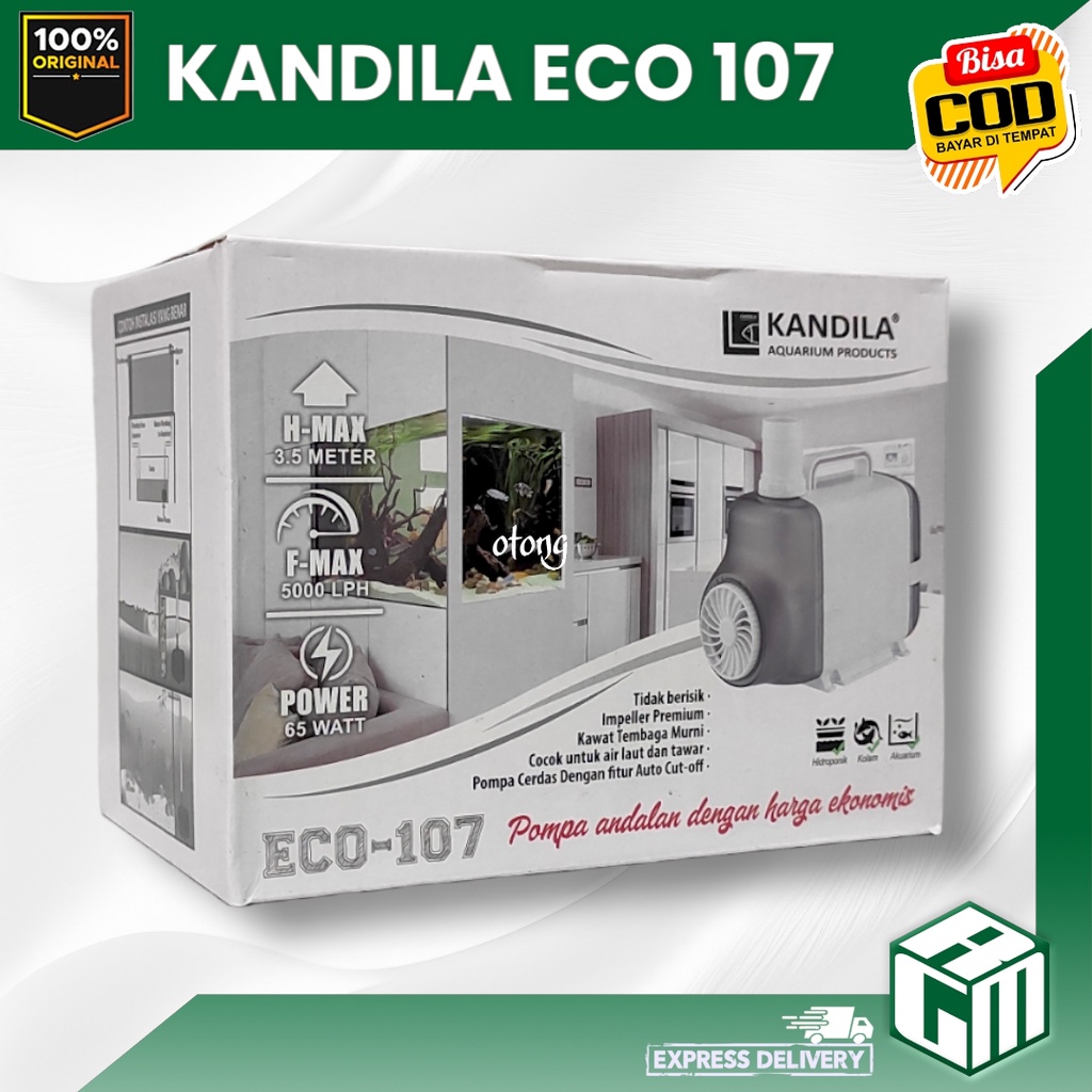 KANDILA ECO 107 ECO107 LOW WATT MESIN POMPA CELUP POWER HEAD AQUARIUM