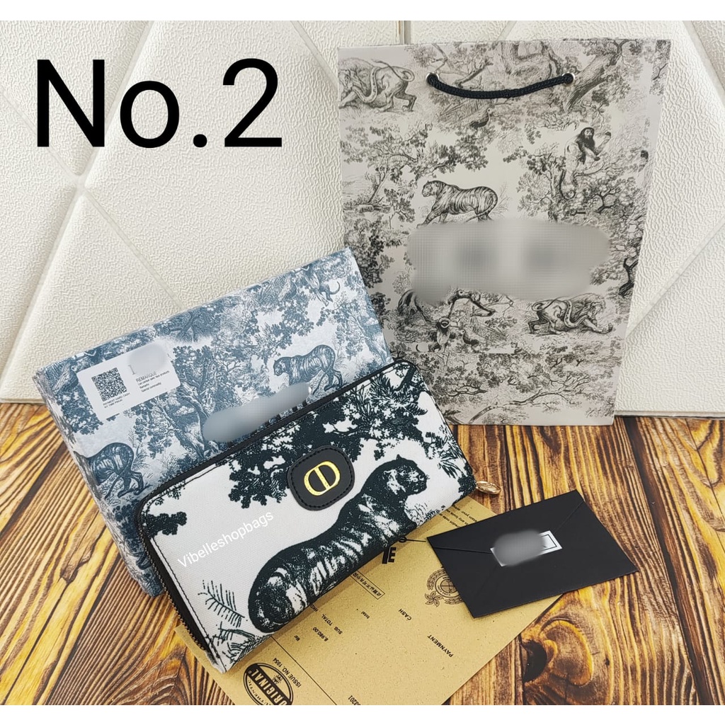 dompet panjang import wanita ada Box CD Canvas Wallet model terbaru - Dompet Panjang Dor D155 + Bok dan Paperbag - DOMPET DD/DOMPET MURAH/DOMPET WANITA RES 1 FREE BOX+PAPERBAG +SERTI UK 20x10 kode 0455