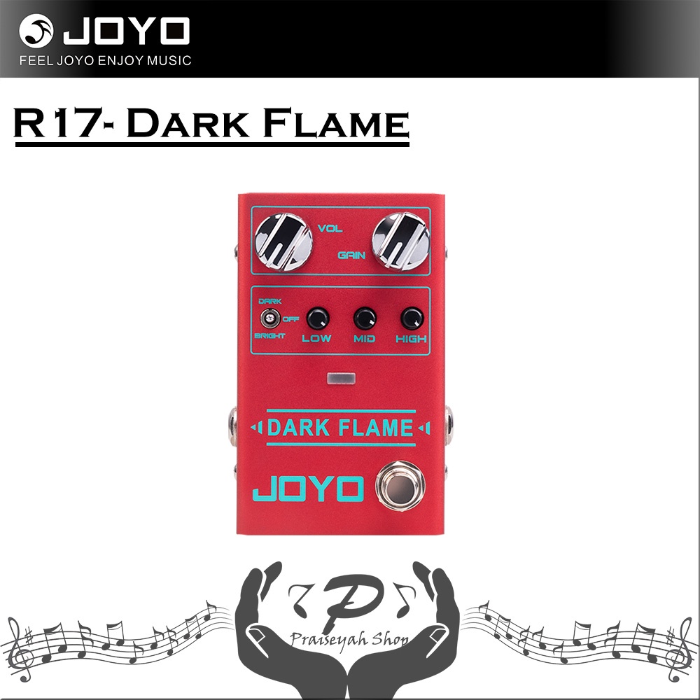 Joyo R17 Dark Flame Pedal Efek Gitar Distortion Original R-17