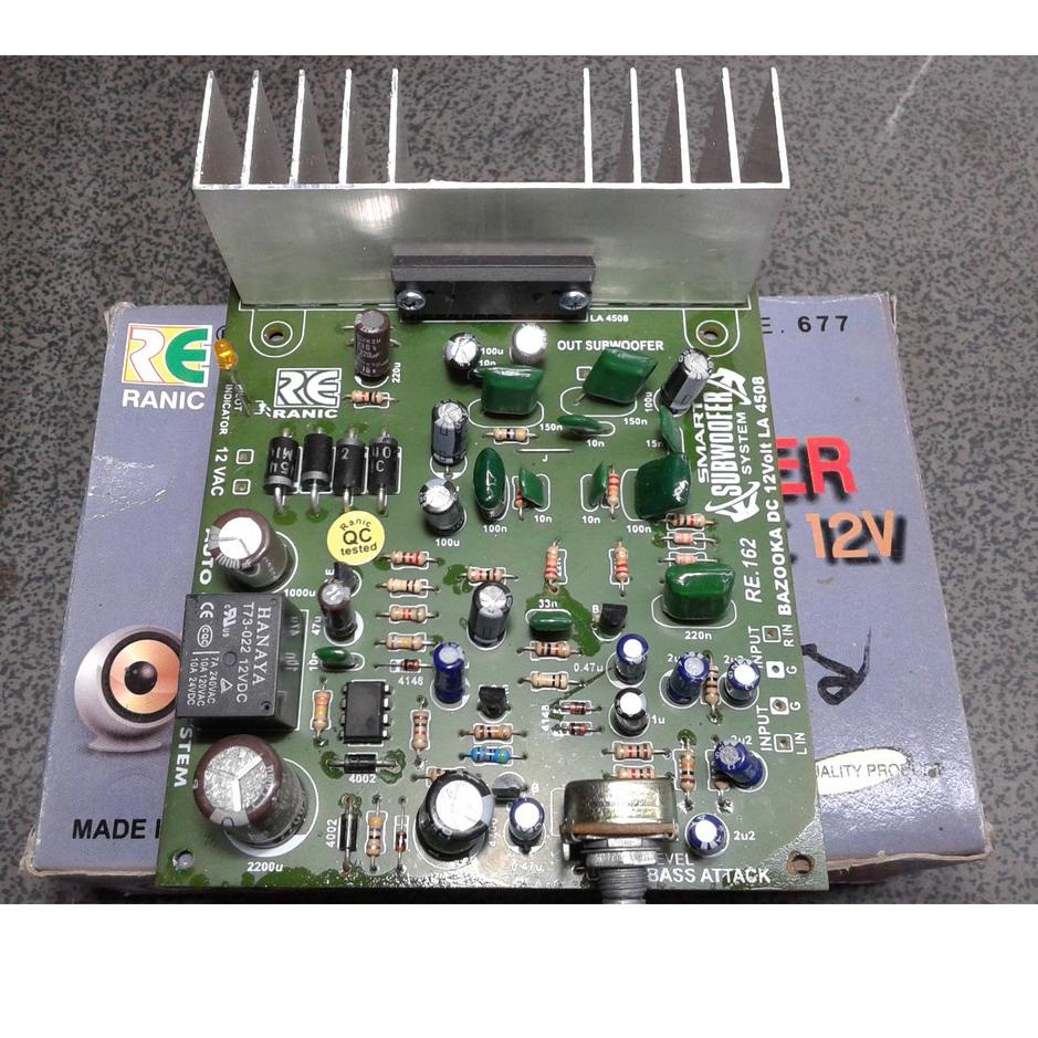Banyak Stock Kit Subwofer 12volt BAZOKA Smatr auto on off Tipe677