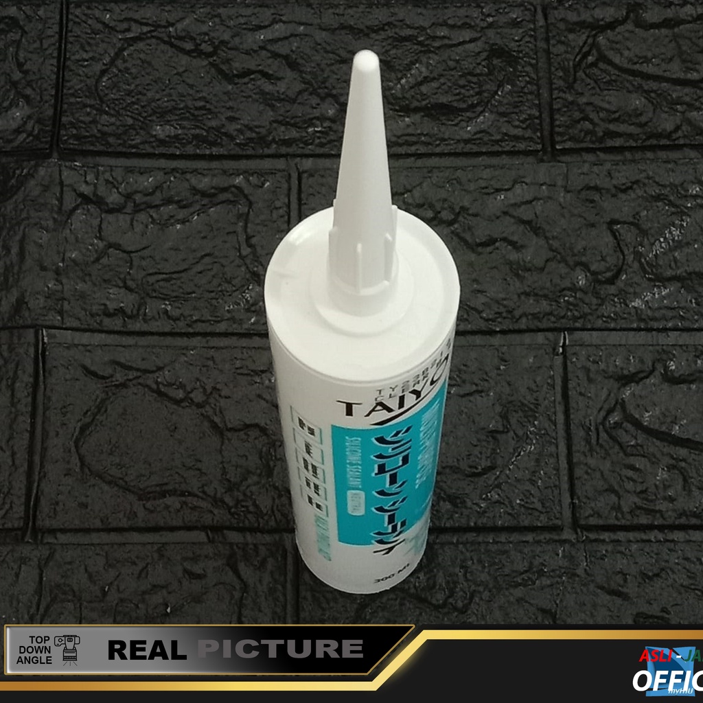 Lem Sealant Kaca / ACP 300 ml Silikon Non Asam Neutral Tidak Berbau TERBAIK - Silicone Sealant TAIYO