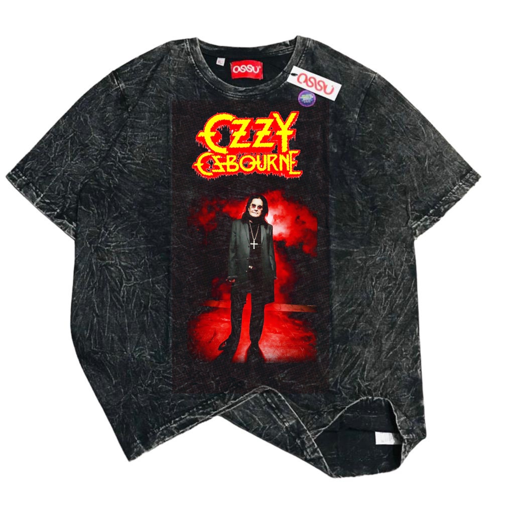OSSU TSHIRT MUSIC LEGEND OZZY OSBOURNE | KAOS VINTAGE MUSIK OLD SCHOOL OZZY OSBOURNE | KAOS BLACK WA