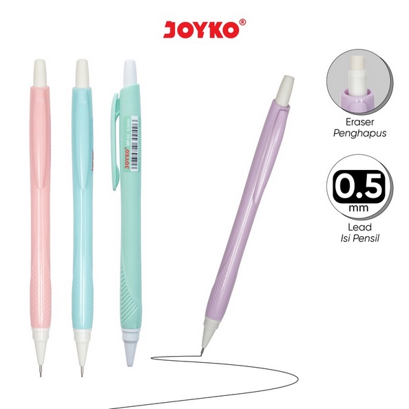 

Mechanical Pencil Pensil Mekanik Joyko MP-52 Dengan Isi Pensil 0.5 mm