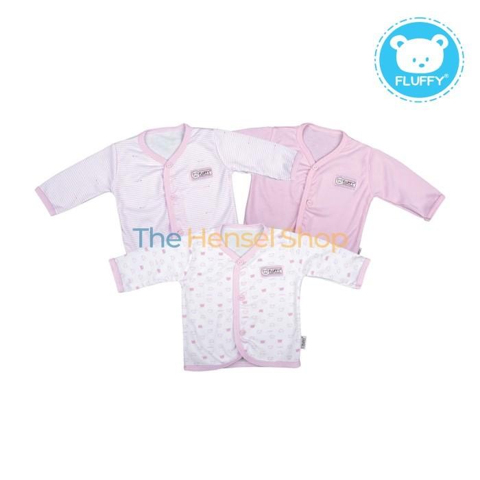 [Terbaru] [Terlaris] [Best Seller] Fluffy Baju Panjang Bayi Bis Pink
