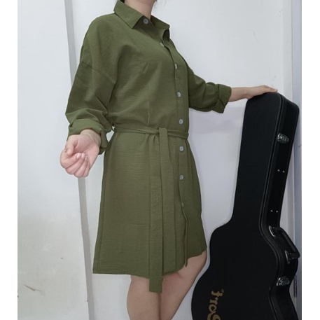 Yuna Rope Dress - Dress Casual Terusan / Gaun Kondangan Fashion Wanita