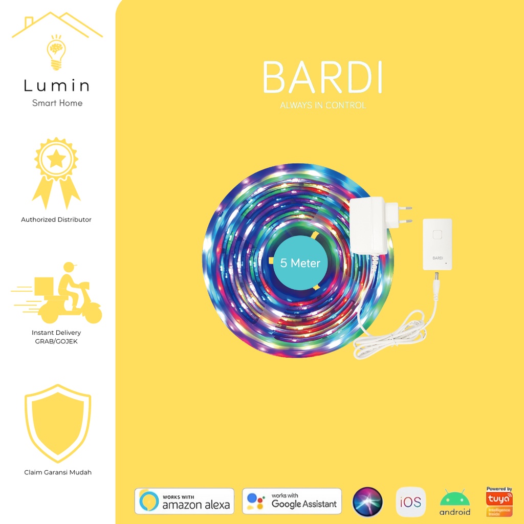 BARDI LED Flowing Strip 5M with Adaptor