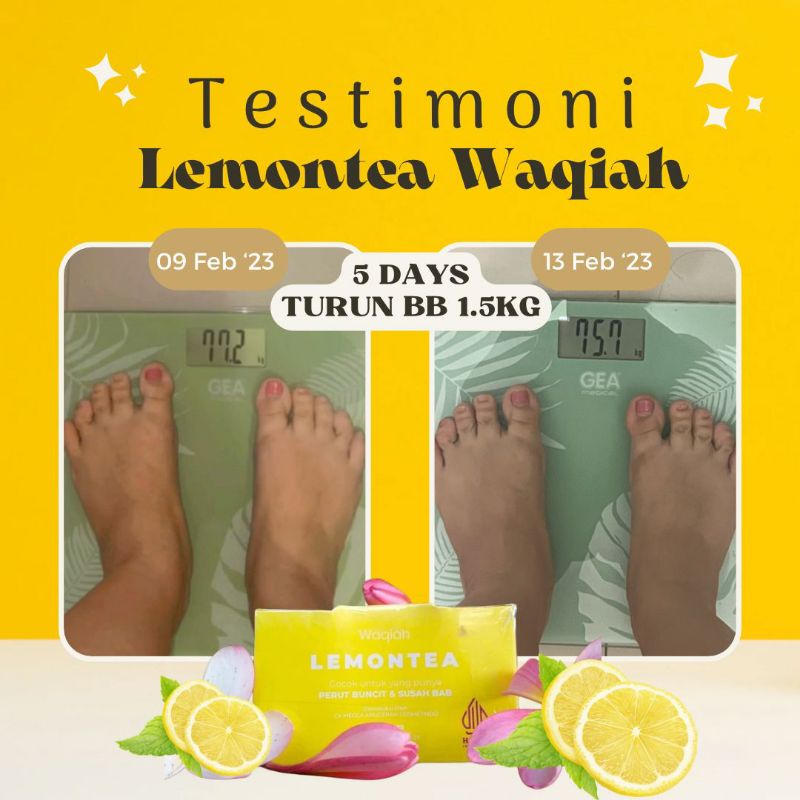 

lemon tea waqiah teh pelangsing menurunkan berat badan berlebih dan melancarkan bab tanpa efek samping