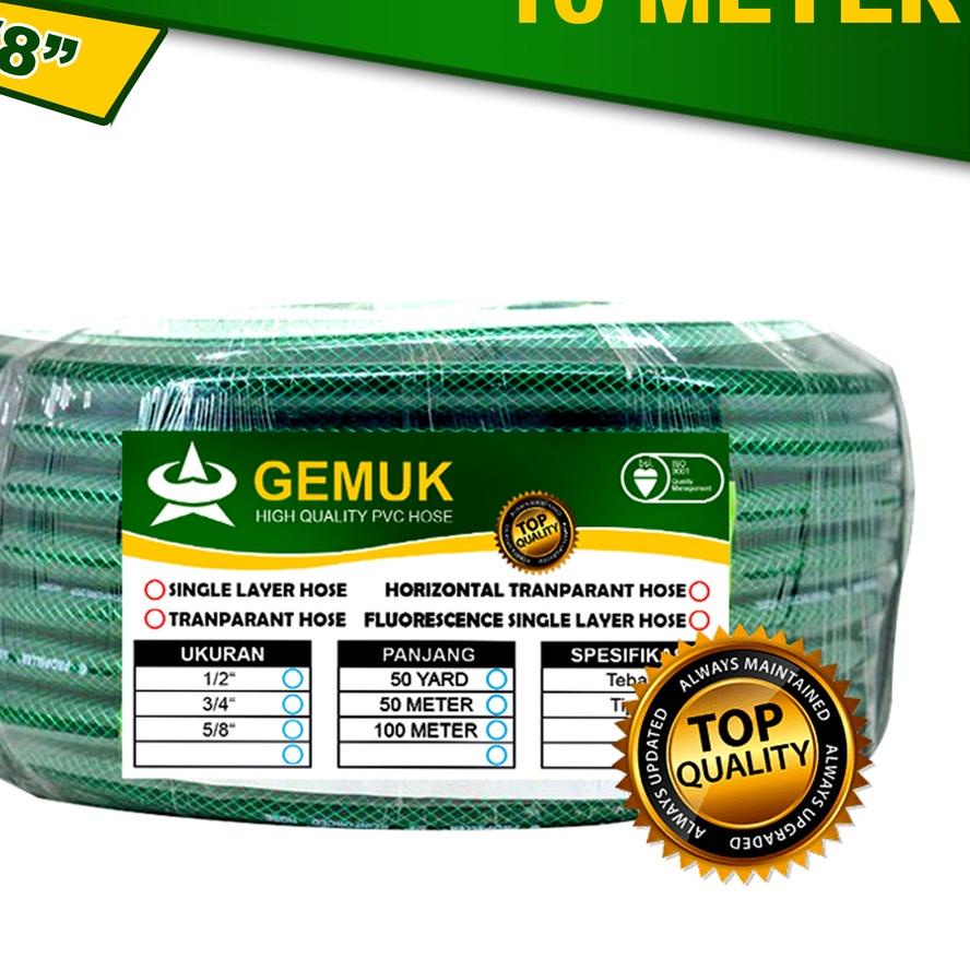 ✱ SELANG AIR 5/8 10METER / SELANG BENANG ANYAM / SELANG TAMAN / SELANG CUCI KENDARAAN / SELANG AIR ❇