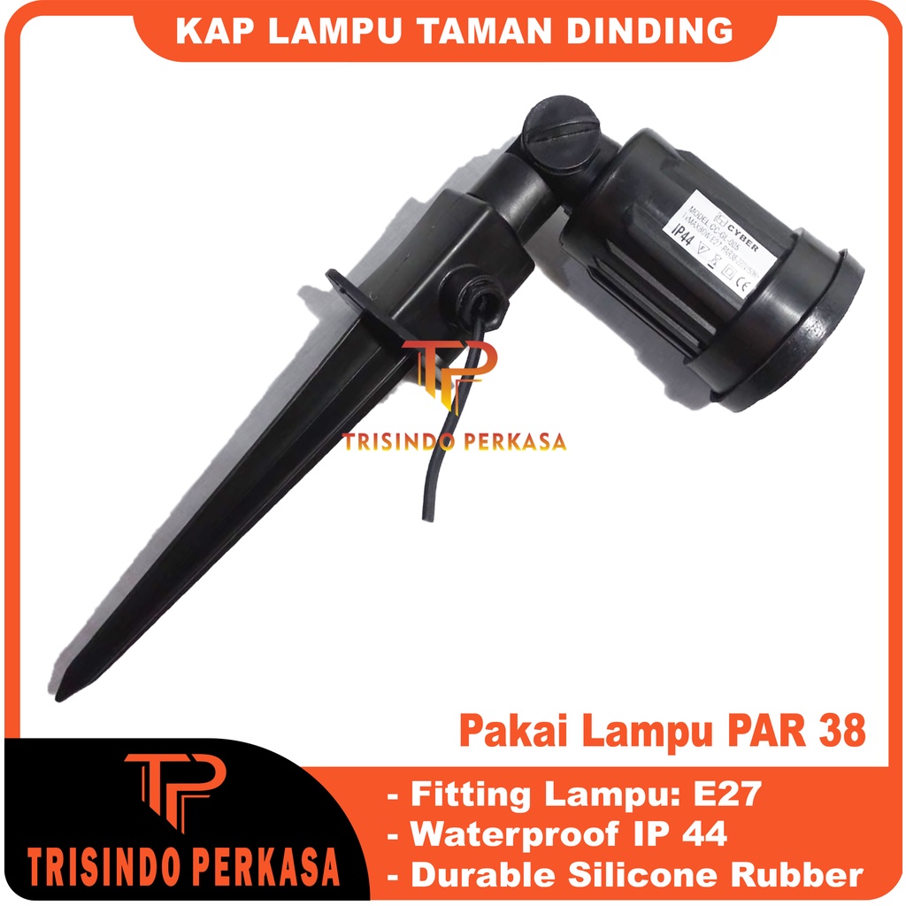 Lampu Taman Sorot Spotlight Par 38 E27 / Fiting Kap Lampu Tancap Taman