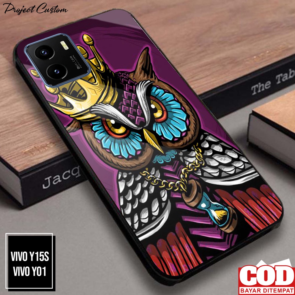 Case Hp Vivo Y15S - Casing Vivo Y15S Terbaru [ OWL-05 ] Silikon Vivo Y15s - Kesing Hp Vivo Y15S - So