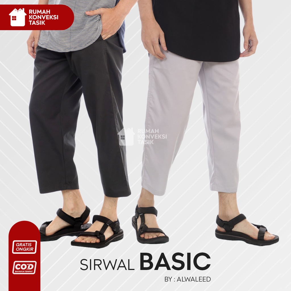 Celana Sirwal Pria Terbaru Casual Lebaran Trendy Rekomended Termurah Keren Model Terkini Polos Terla
