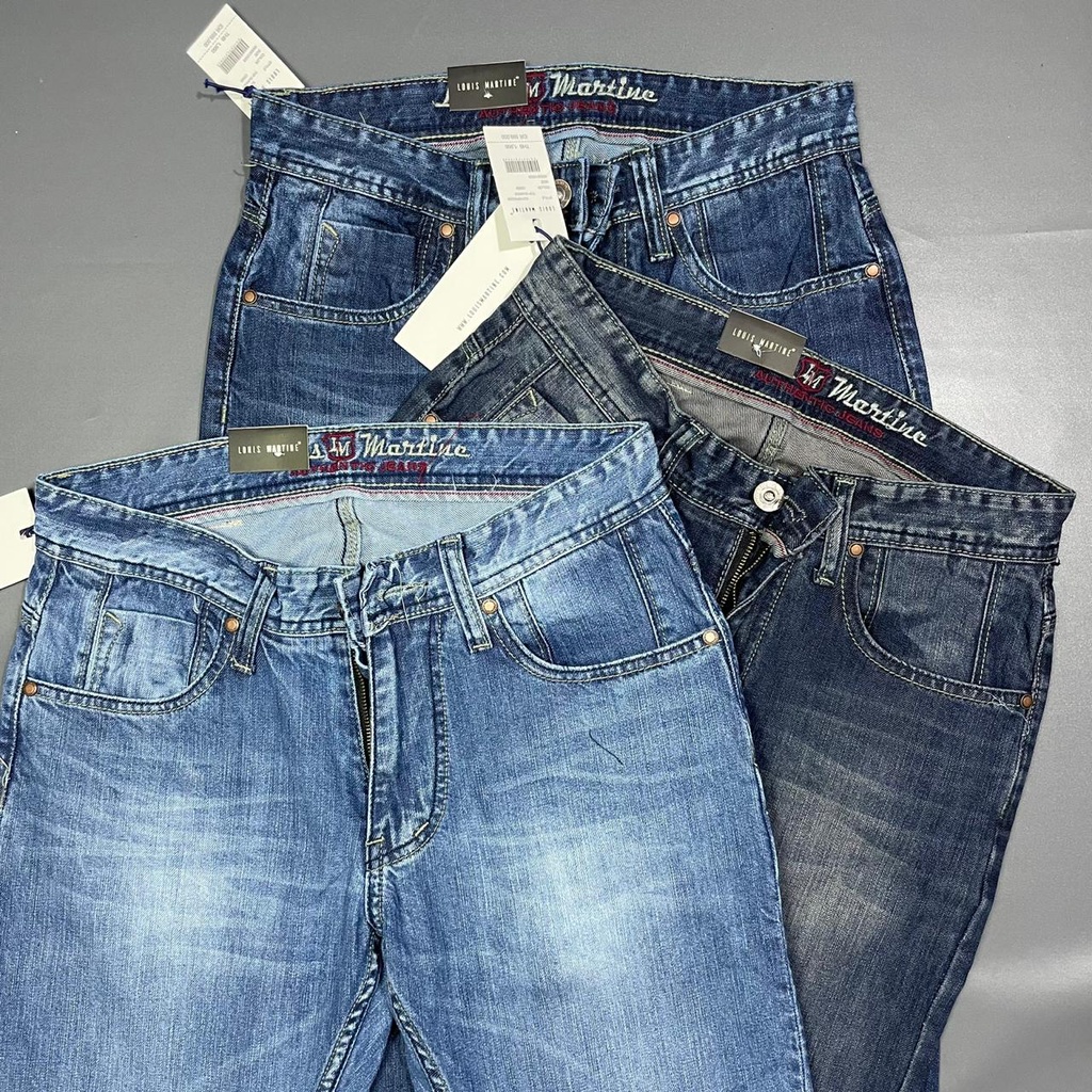 Celana Jeans Lois Martine Pria Original Size 28-38 Asli 100%  Premium Standar Panjang Model Terbaru - Celana Jins Lois