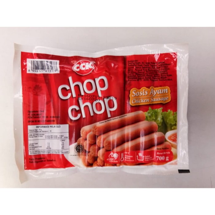 

Chop Chop Sosis Ayam Pendek 700 g