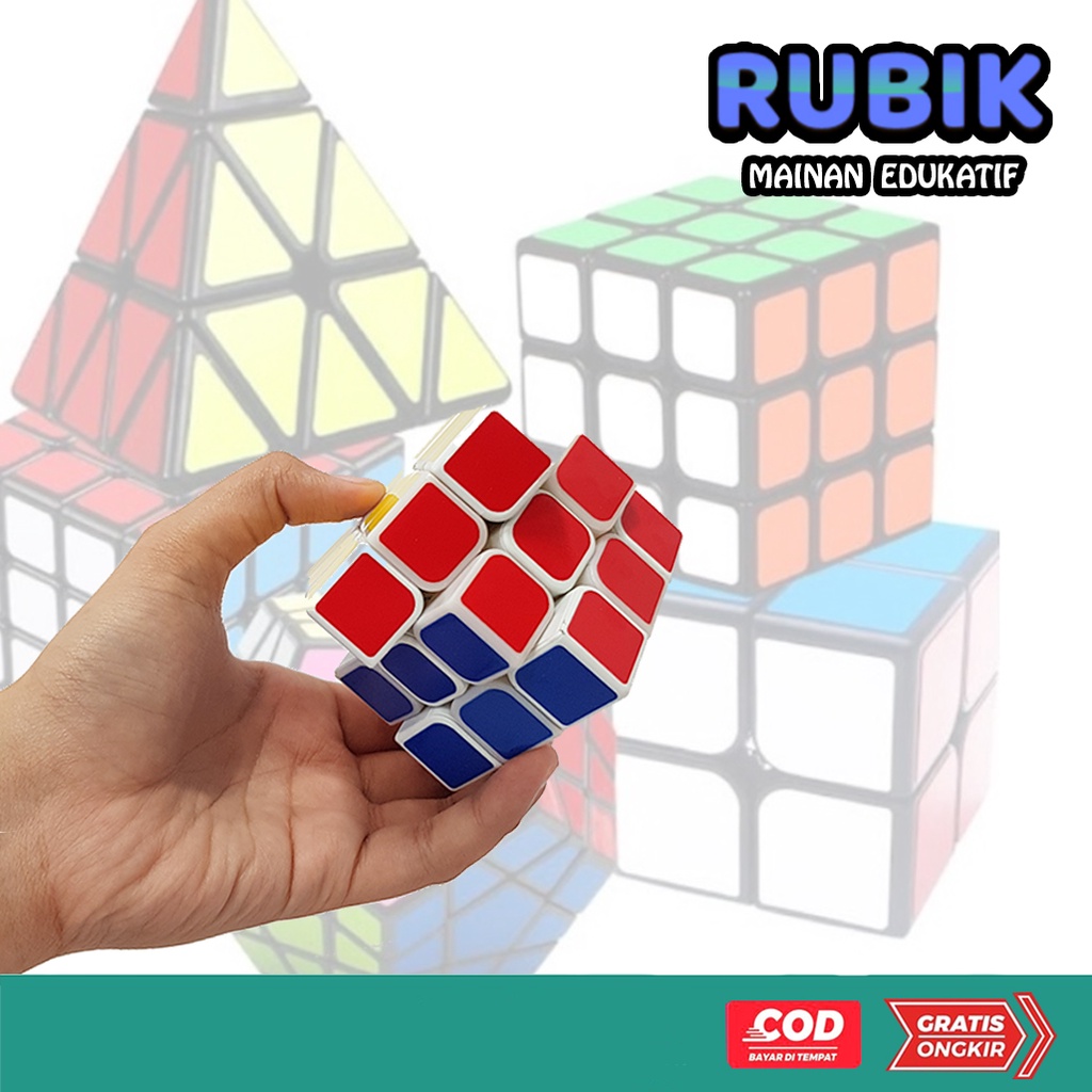 Mainan Edukatif Rubik Mini Termurah 3x3 Magic Cube