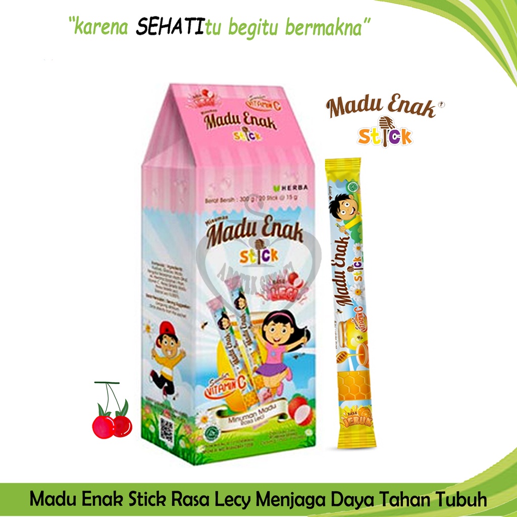 Madu Enak  Herba Utama Stick Suplemen Makanan Multivitamin Anak