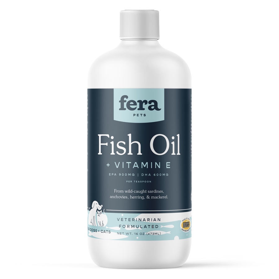 Fera Pet Organics | Fish Oil + Vitamin e (Minyak Ikan) Dog Supplement / Vitamin