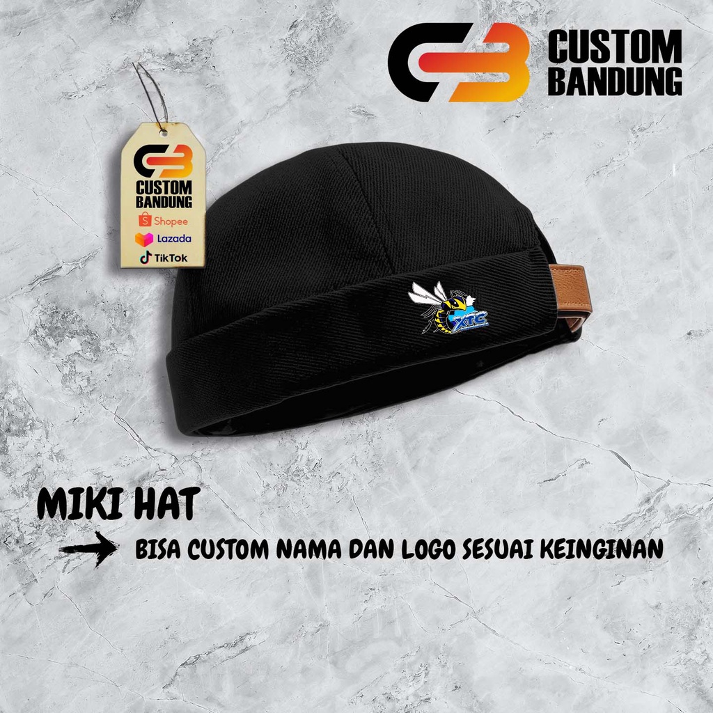 Topi Miki hat XTC lebah Miki Hat Peci Miki hat Topi Miki hat Anak &amp; Dewasa Topi Brimless Premium