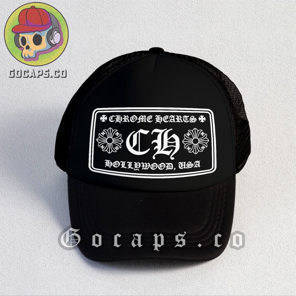 Gocaps - Topi Jaring Trucker Chrome Unisex (Premium Quality) - CH V2