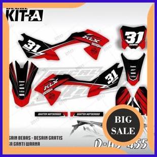 Decal Stiker Motor KLX BF (D-A3-455) 1M4R23 tools