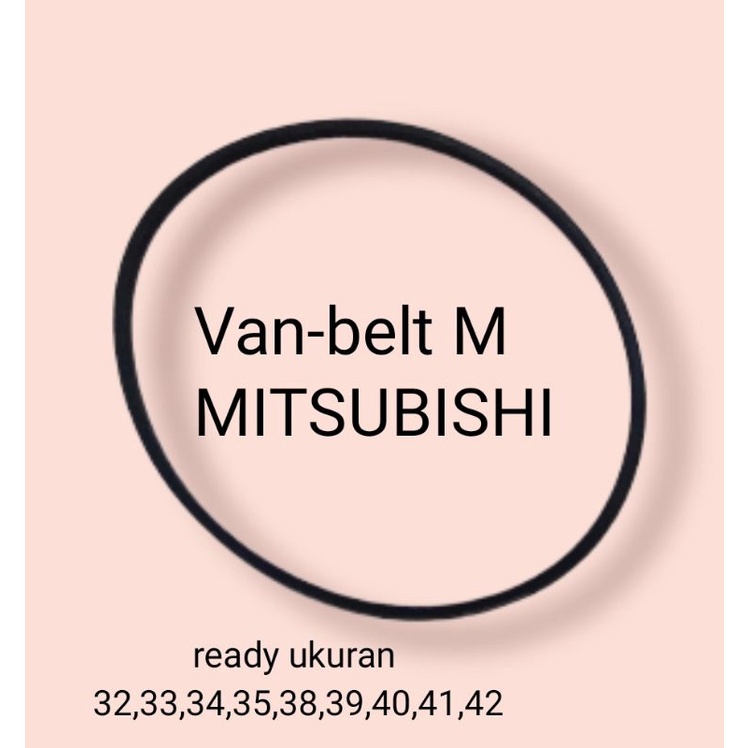 Van belt Mesin jahit high speed industri Jarum 1 warna Hitam merk MITSUBISHI berkualitas