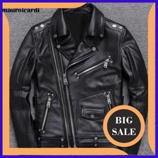 Jaket kulit domba asli original double kerah 1M4R23 tools n parts