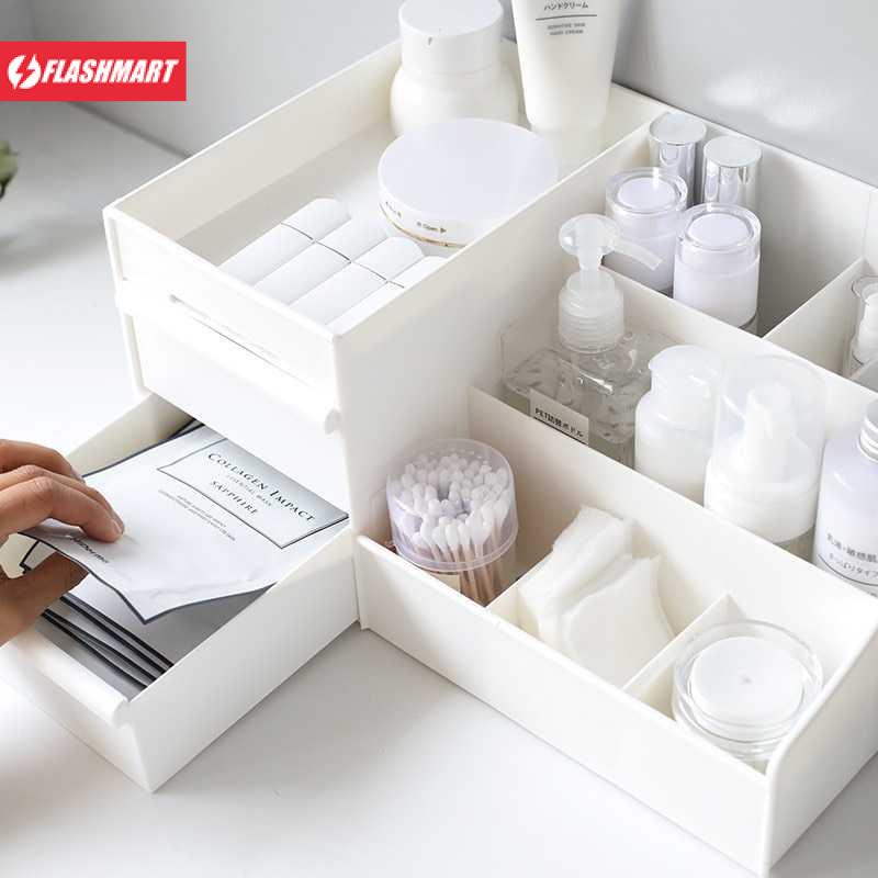 Flashmart Rak Organizer Make Up Kosmetik Rack House Container Size M - ASS319