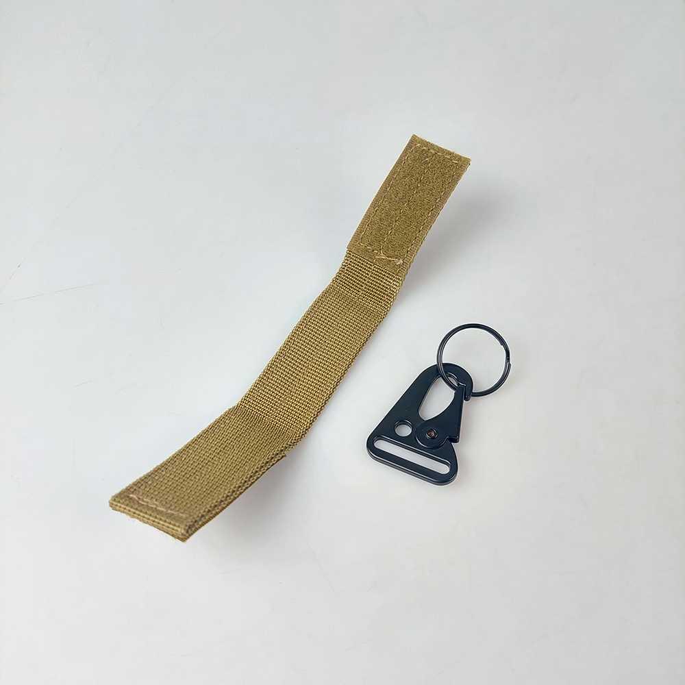 Carabiner Multifunctional Belt Hangers Mountaineering Outdoor - HW75 - Khaki