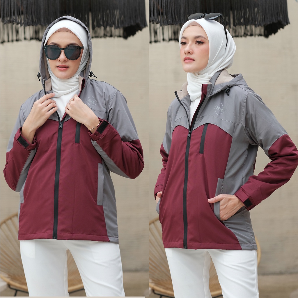 Jaket Outdoor Jaket Gunung Pria dan Wanita Bon Voyage