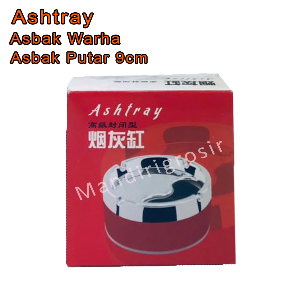 Asbak Warha* Ashtray* Asbak Putar* 9cm