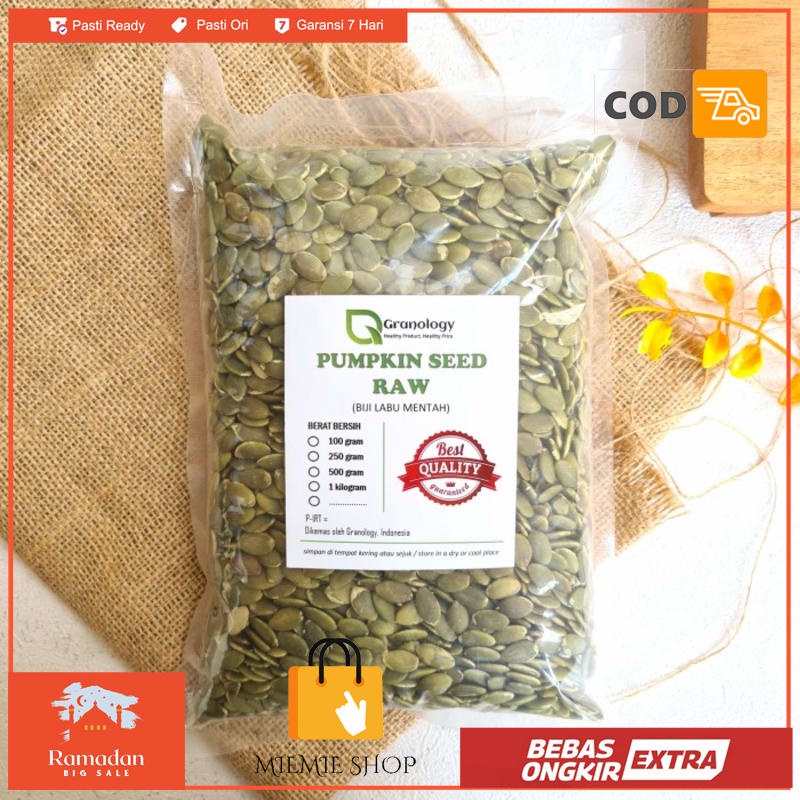 

Biji Labu Mentah / Raw Pumpkin Seed - 1 kg