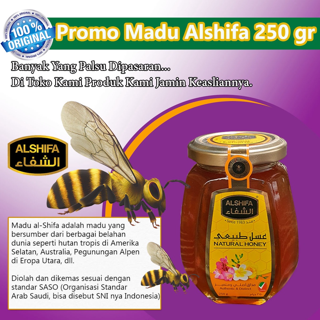 

MADU ALSHIFA Natural Honey 250gr