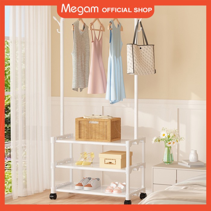 Gantungan Baju Serbaguna Adjustable Premium Jemuran Portable Jumbo L8X5 Baju Aluminium Minimalis Sin