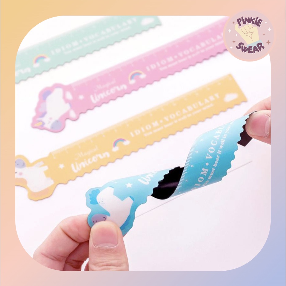 

Stationery - Penggaris Magnet Unik Lucu Karakter Unicorn - Boleh Beli 1 Pc Saja