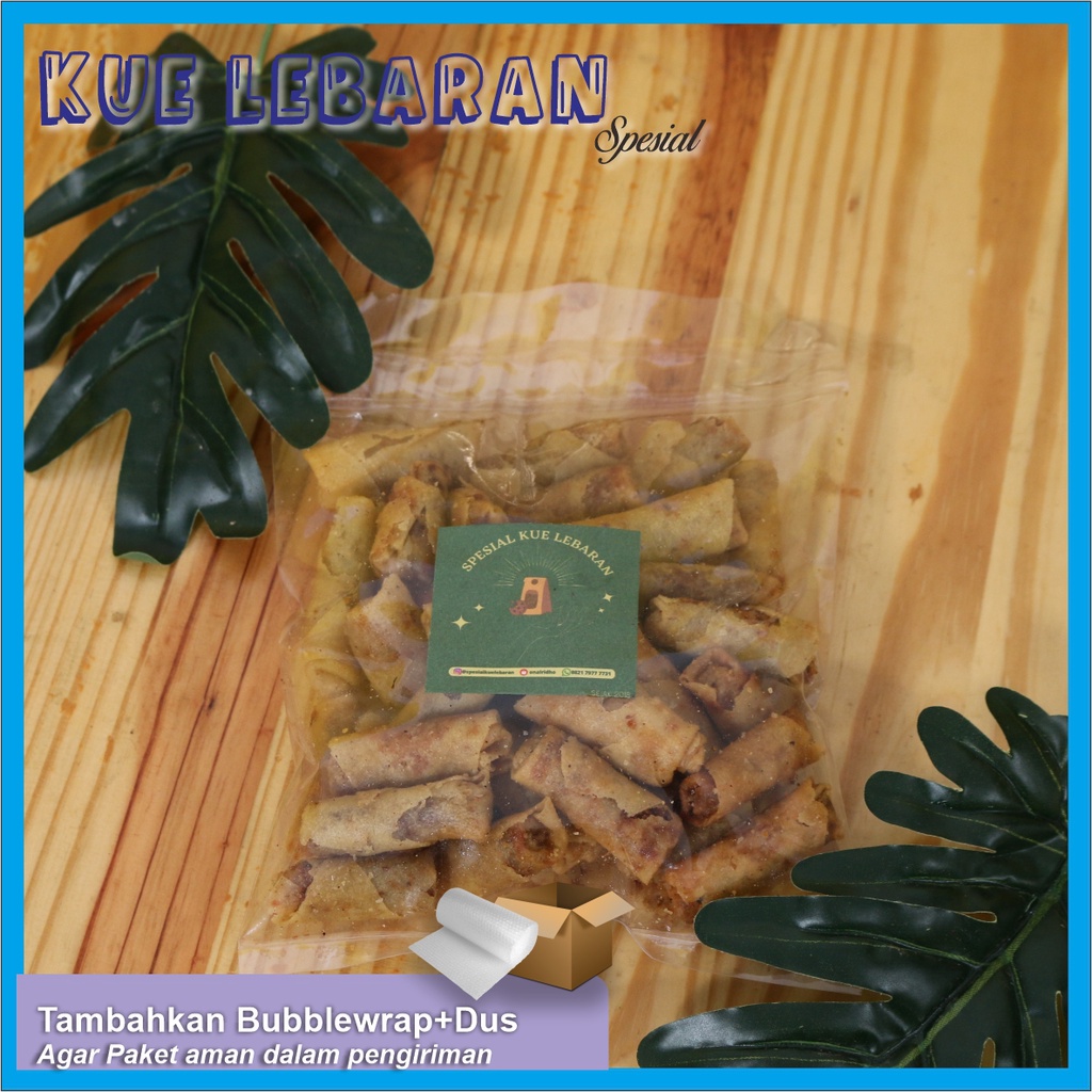 

Sumpia Udang Kemasan 250gr RENYAH DAN NIKMAT - Spesial Kue Lebaran