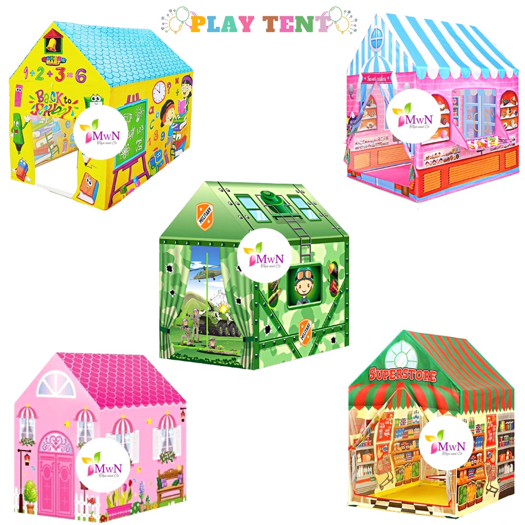 MWN Mainan Anak Tenda Play Tent Indoor Outdoor Kode 995 5 Jenis Varian