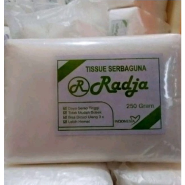 RADJA Tisu Serbaguna/ Tisu Kompor/ Tisu ajaib 250 gr, bisa di cuci!