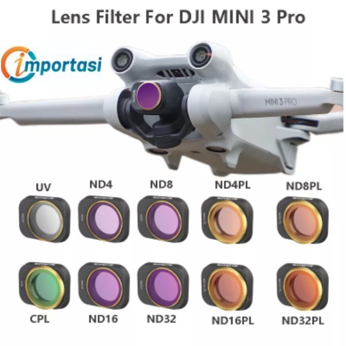 SUNNYLIFE Lens Filter DJI MINI 3 PRO CPL ND 4 8 16 32 8PL 16PL 32PL