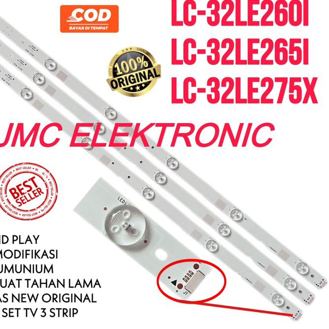 ✵ BACKLIGHT TV LED SHA32 INC LC32LE260I LC32LE265I LC32LE375X LC-32LE260i 32LE265i 32LE375i LC32LE26