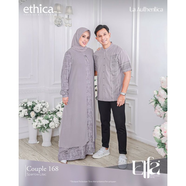 GAMIS ETHICA TERBARU • TERBARU ETHICA COUPLE 168 SPARROW LILAC • KAHFI 264 SPARROW LILAC • KAGUMI 28