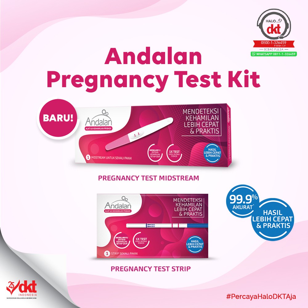 [BPOM] Andalan Pregnancy Test MIDSTREAM 1 Pcs / Andalan Tes Kehamilan / MY MOM