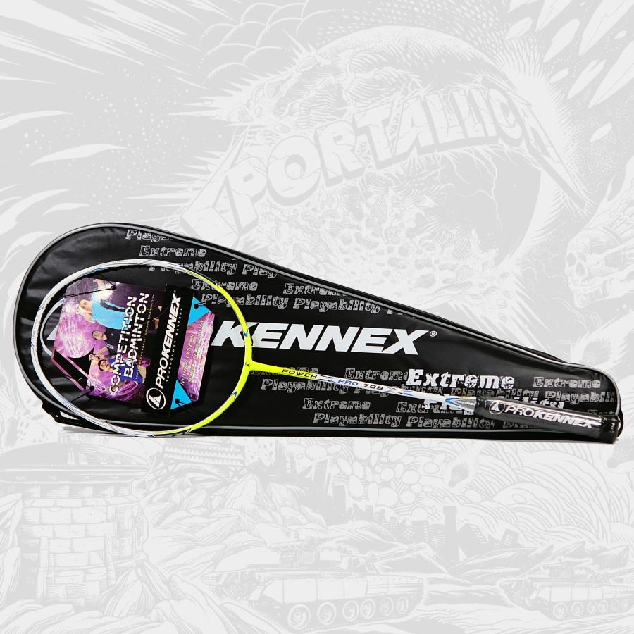 Raket Badminton ProKennex Power Pro 709 White / Neon Yellow