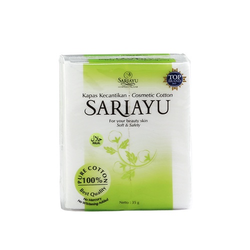 SARIAYU Facial Cotton 35gr-50gr-100gr / Kapas Kecantikan