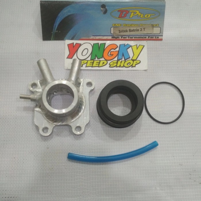 Intake Suzuki Satria 2 Tak Hiu Lumba 28Mm + Karet Intake Bpro Racing