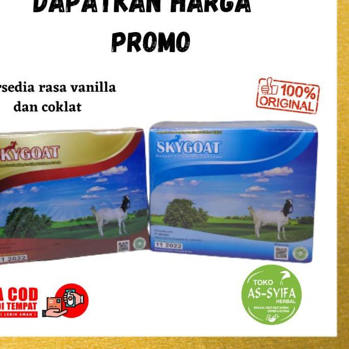 

✨12.12✨ Skygoat Susu Kambing Etawa Full Cream / Susu Kambing Vanilla dan Coklat grosir
