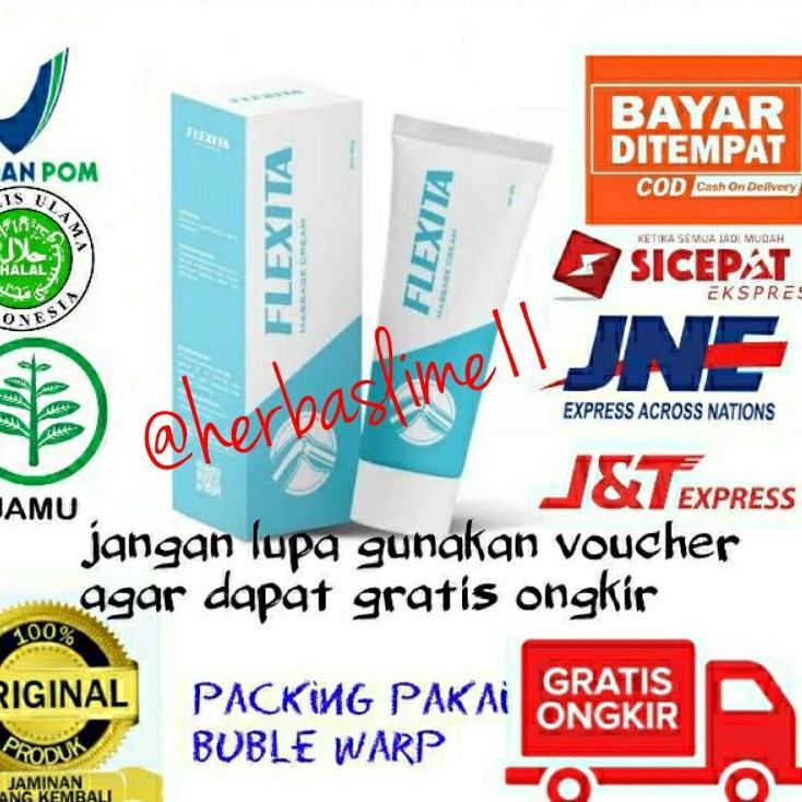 SALE TERBAIK Flexita Asli Original Flexita Cream Obat Nyeri Sendi Tulang Kaku Terbaik BPOM