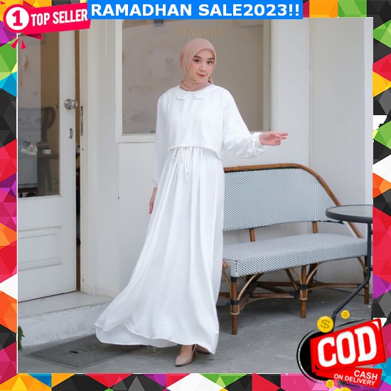 Gamis Terbaru Khadijah Dress Wanita Original Brand Amore By Ruby Fashion Muslimah Terkini Dres Konda