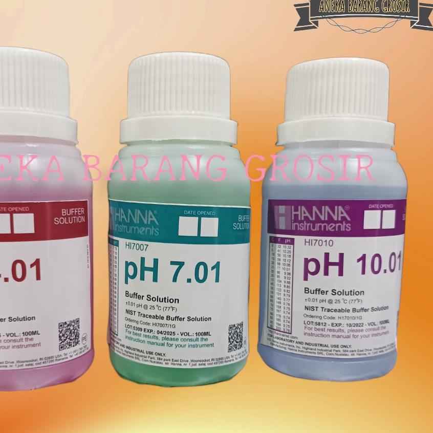 ۩ ph hanna buffer solution ph4/ph7/ph ml - ph 10 ✷