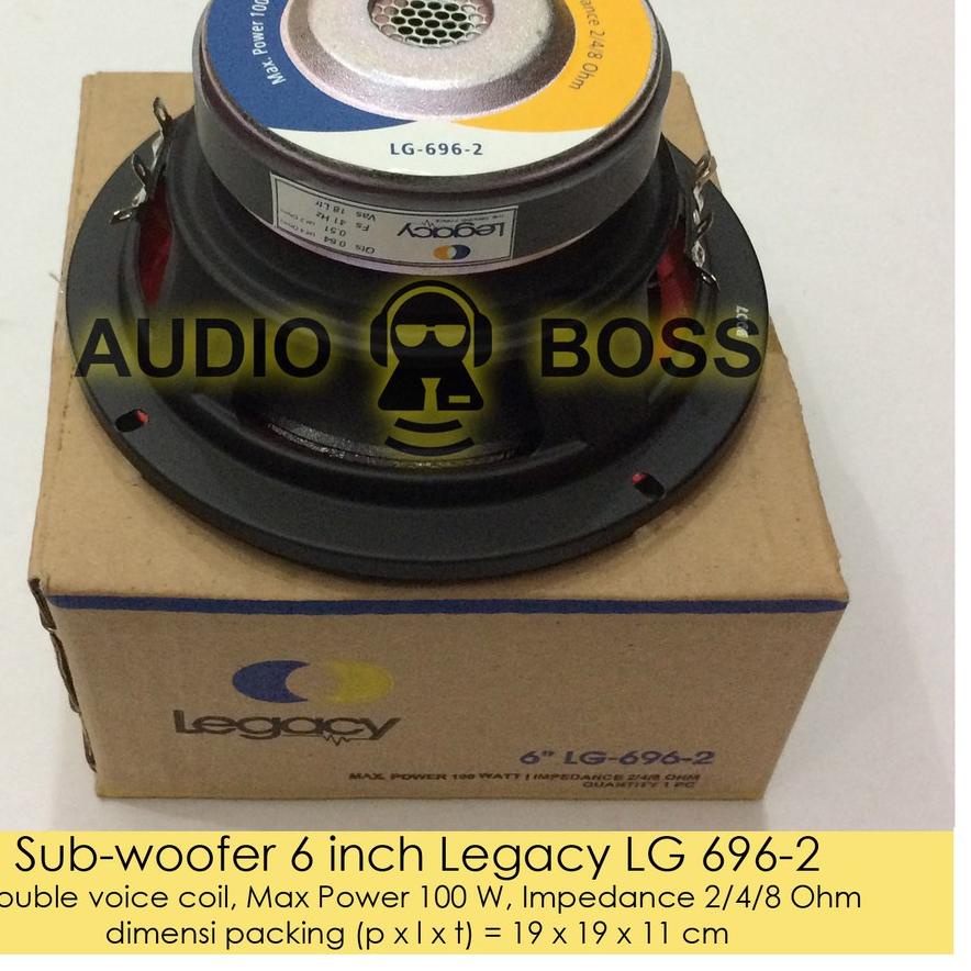 ✩ Speaker Subwoofer 6 inch Legacy LG 696-2 / Subwoofer 6" Legacy LG 696-2 Legacy LG 696 ❀